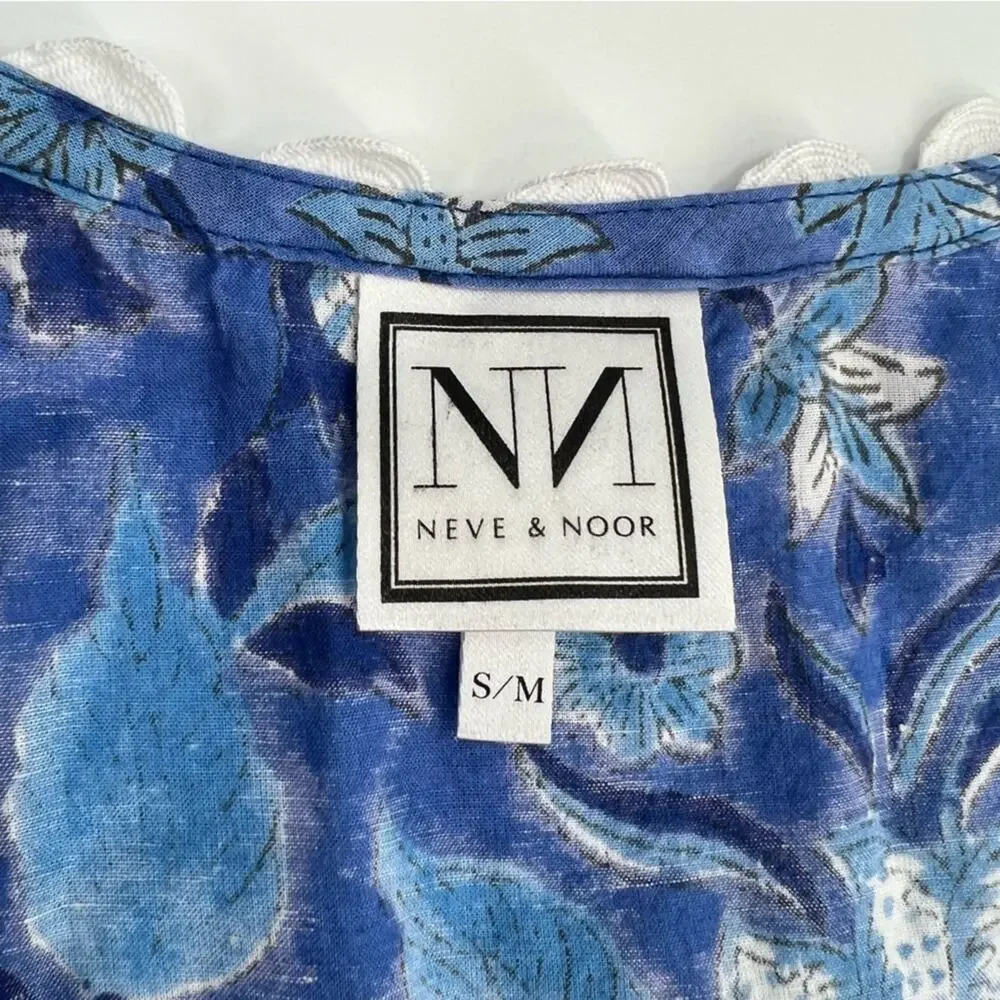 Neve & Noor Flora Dress in Royal Azure S/M - Picture 7 of 9